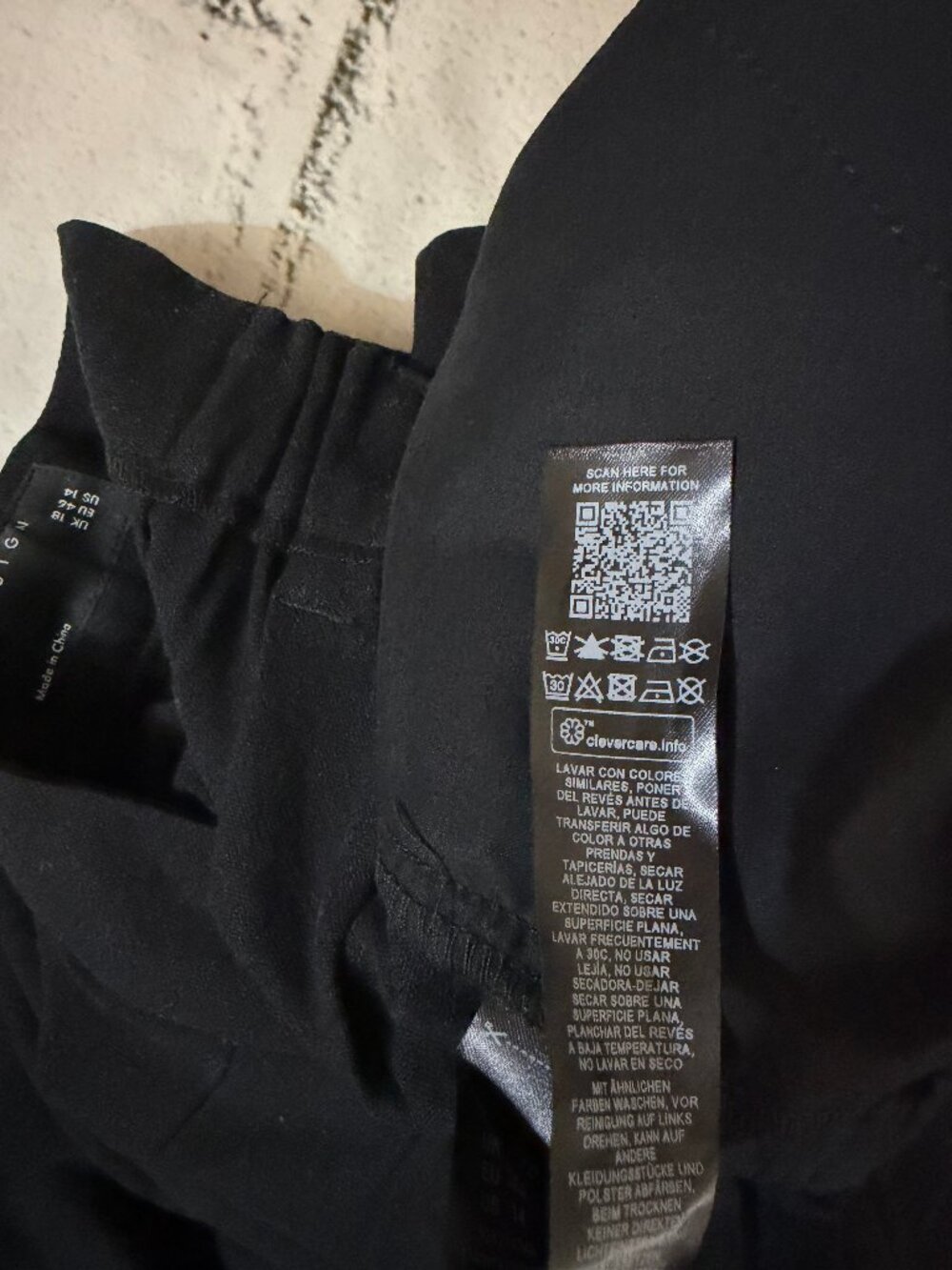 NEW ASOS DESIGN Linen Wide leg Pants 14 - Picture 13 of 13